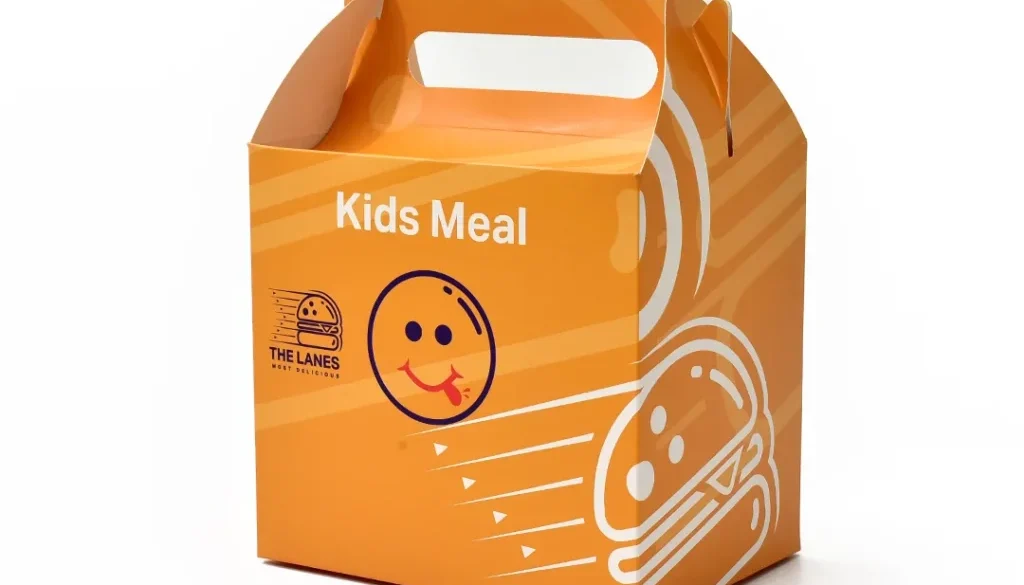 Custom happy meal boxes